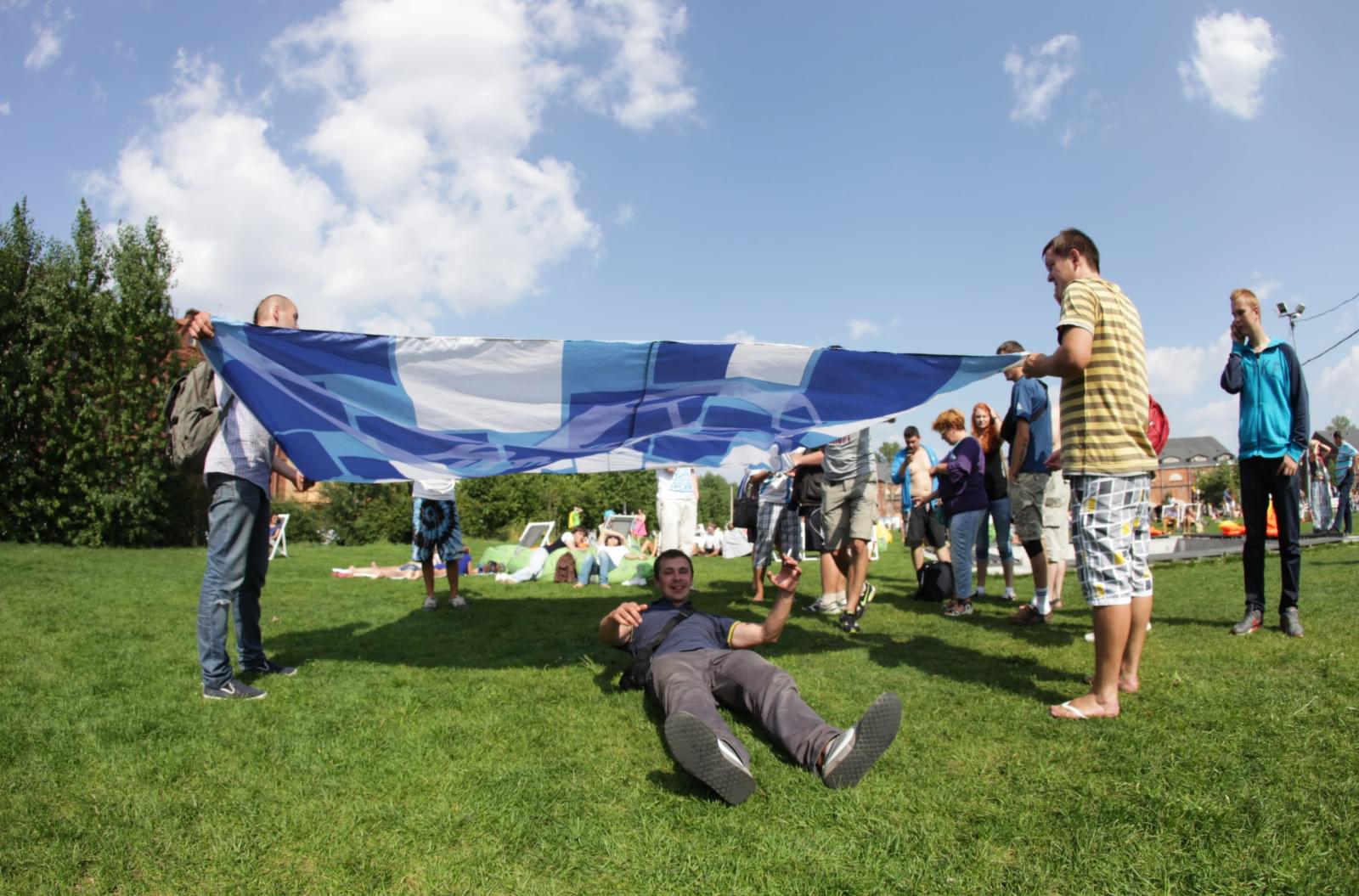 Матч «Волга» — «Зенит» показан в Новой Голландии