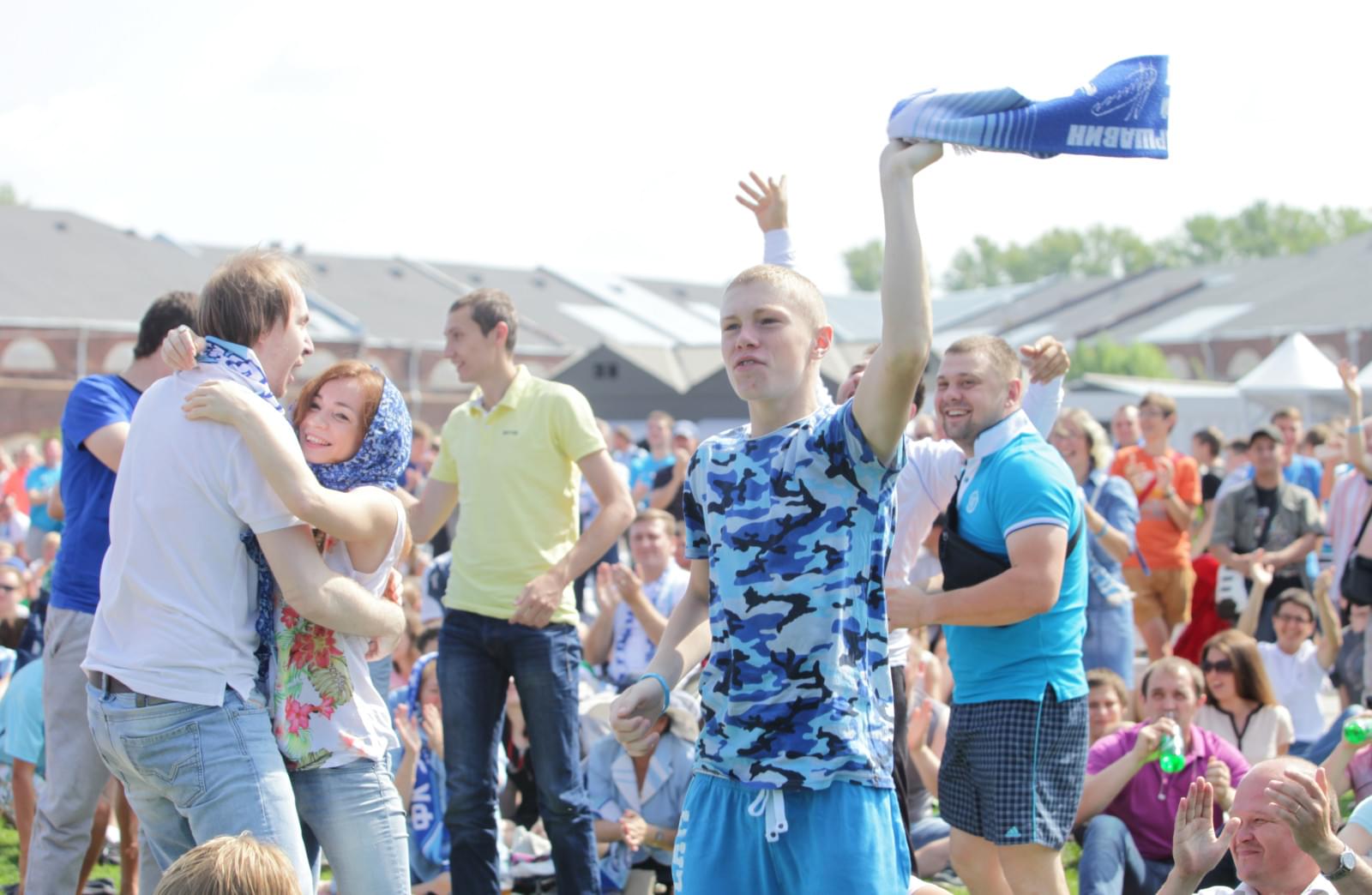 Матч «Волга» — «Зенит» показан в Новой Голландии