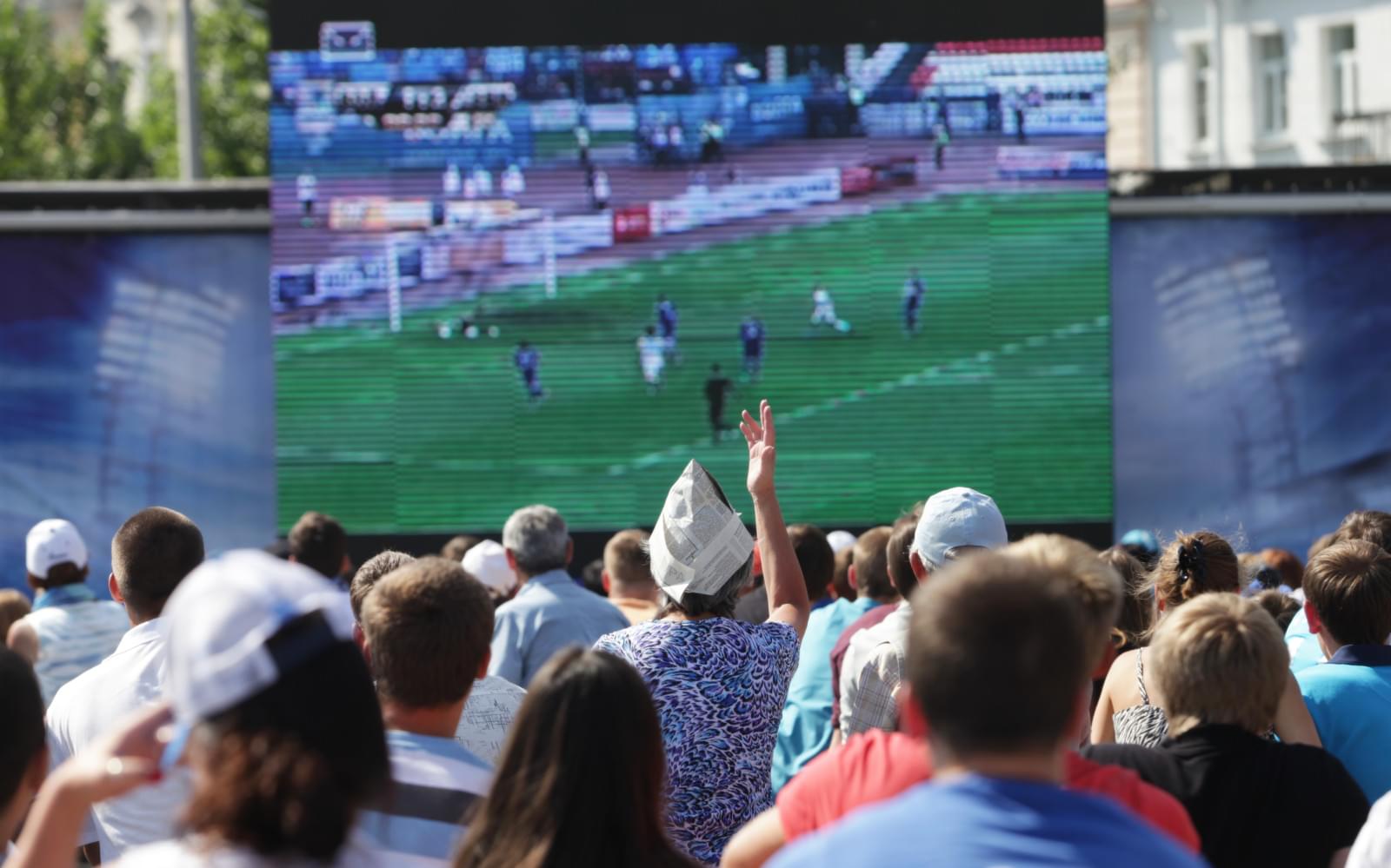 Матч «Волга» — «Зенит» показан в Новой Голландии