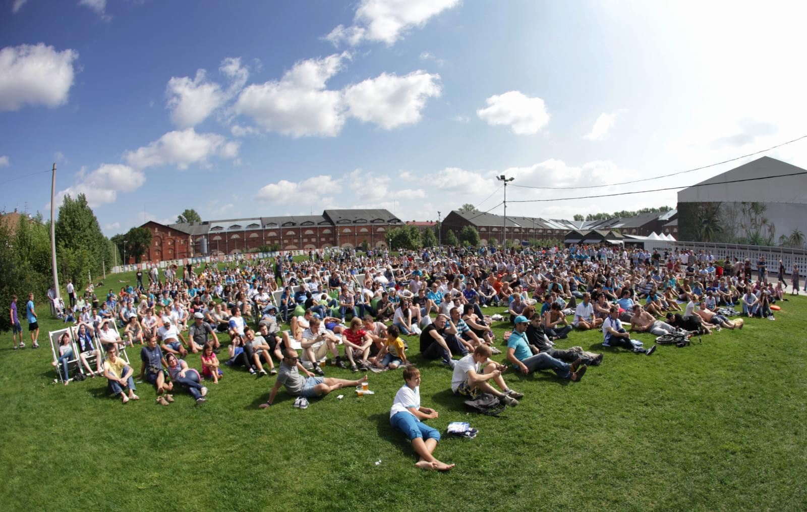 Матч «Волга» — «Зенит» показан в Новой Голландии