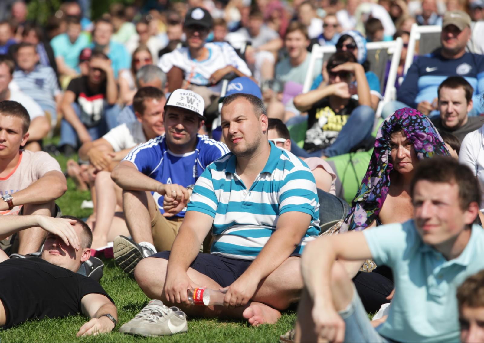 Матч «Волга» — «Зенит» показан в Новой Голландии