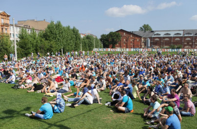 Матч «Волга» — «Зенит» показан в Новой Голландии