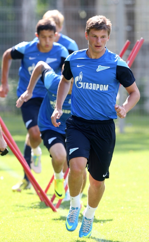 Тренировка основного состава ФК «Зенит» перед  матчем «Зенит» — «Нордшелланд»