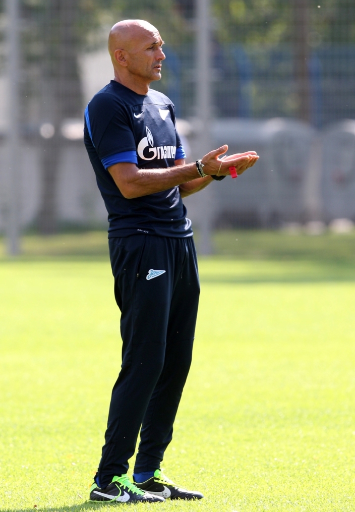 Тренировка основного состава ФК «Зенит» перед  матчем «Зенит» — «Нордшелланд»