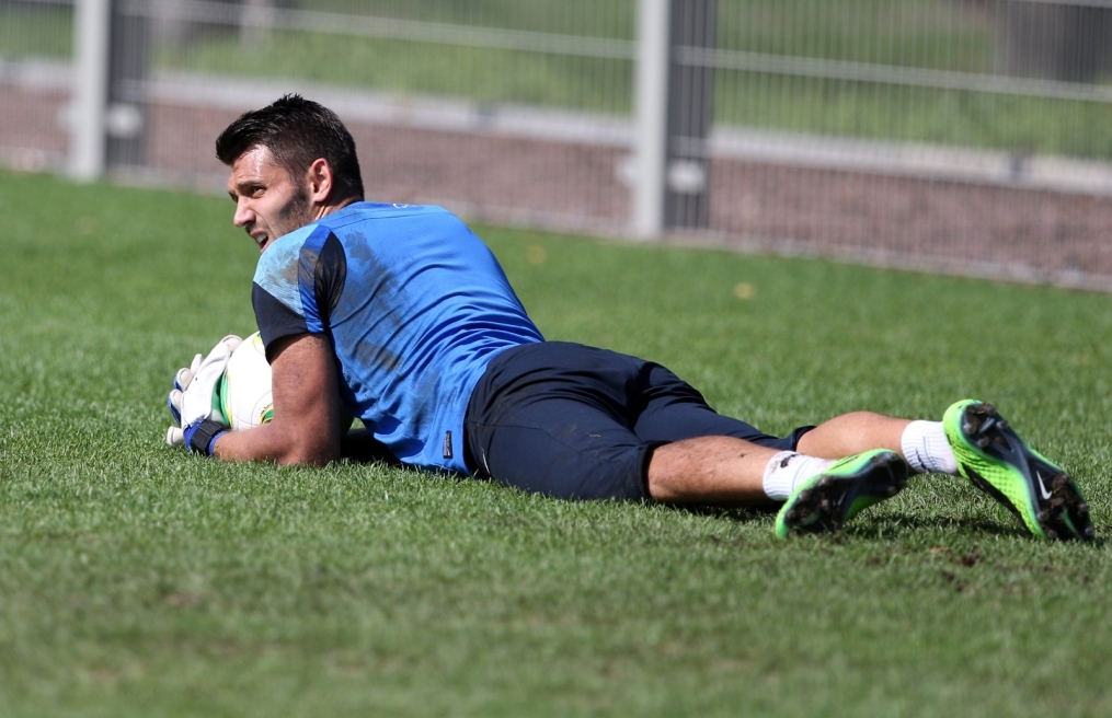 Тренировка основного состава ФК «Зенит» перед  матчем «Зенит» — «Нордшелланд»