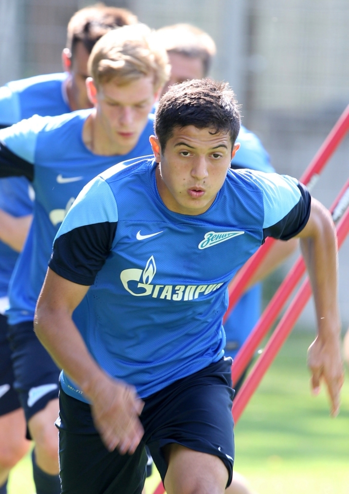 Тренировка основного состава ФК «Зенит» перед  матчем «Зенит» — «Нордшелланд»