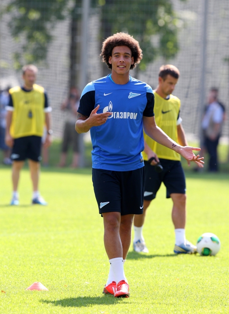 Тренировка основного состава ФК «Зенит» перед  матчем «Зенит» — «Нордшелланд»