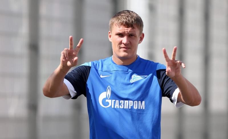 Тренировка основного состава ФК «Зенит» перед  матчем «Зенит» — «Нордшелланд»