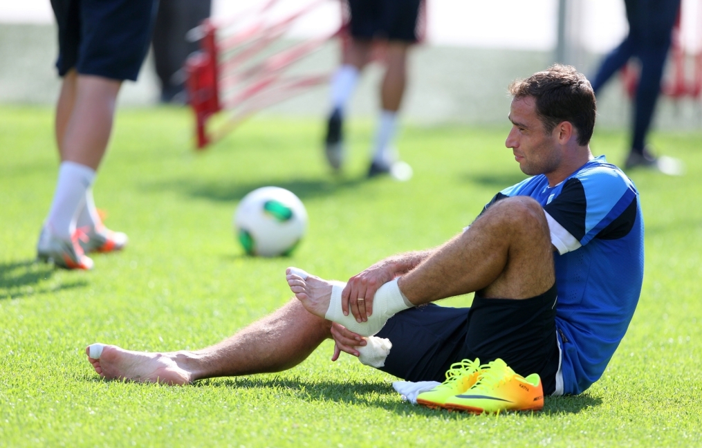 Тренировка основного состава ФК «Зенит» перед  матчем «Зенит» — «Нордшелланд»