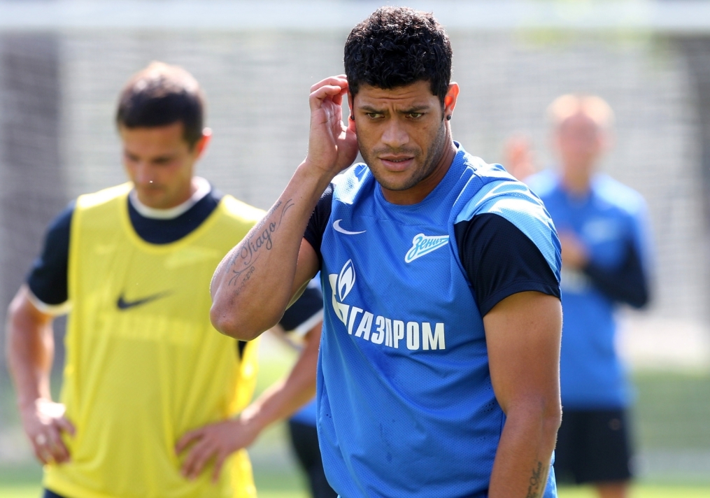 Тренировка основного состава ФК «Зенит» перед  матчем «Зенит» — «Нордшелланд»