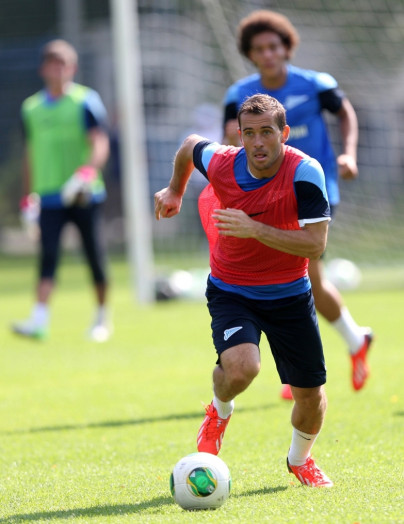 Тренировка основного состава ФК «Зенит» перед  матчем «Зенит» — «Нордшелланд»