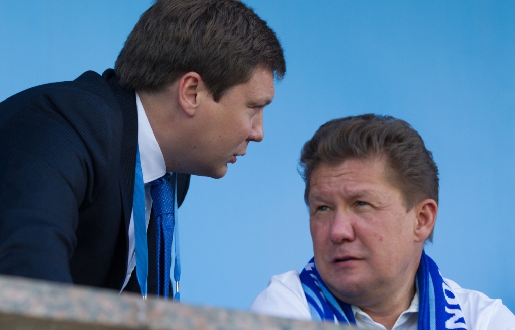 Болельщики ФК «Зенит», на матче Лиги Чемпионов УЕФА 2013/2014, «Зенит» — «Нордшелланд»