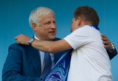 Болельщики ФК «Зенит», на матче Лиги Чемпионов УЕФА 2013/2014, «Зенит» — «Нордшелланд»