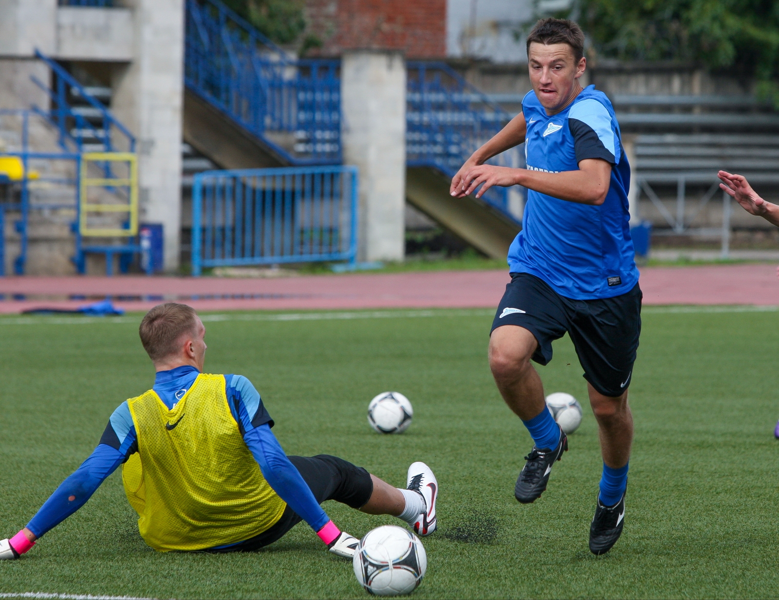 Тренировка «Зенит-2» перед игрой с ФК  «Химки»