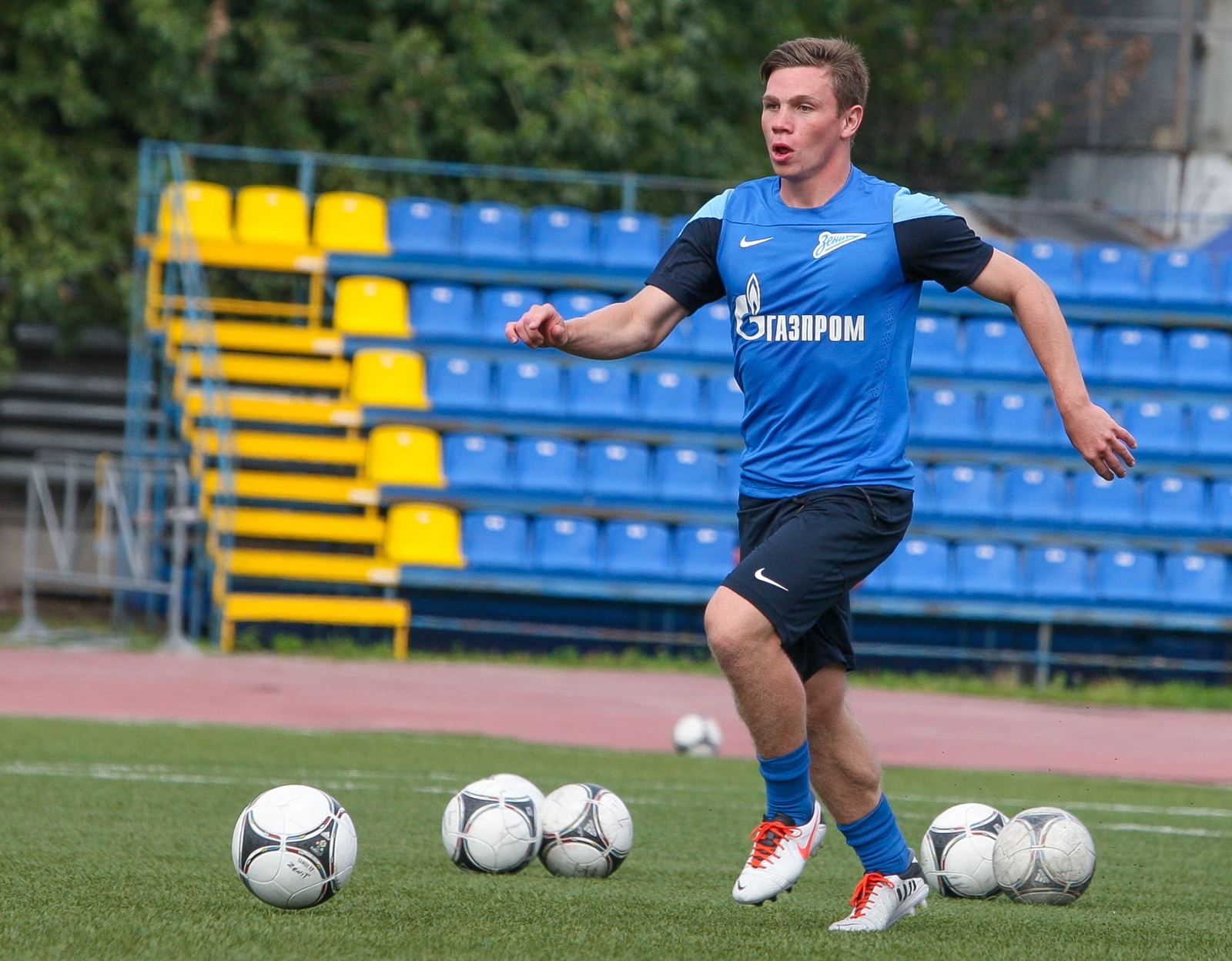 Тренировка «Зенит-2» перед игрой с ФК  «Химки»