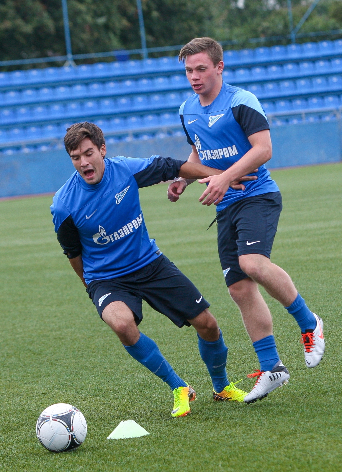 Тренировка «Зенит-2» перед игрой с ФК  «Химки»