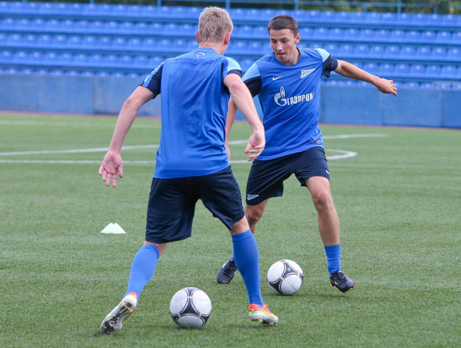 Тренировка «Зенит-2» перед игрой с ФК  «Химки»