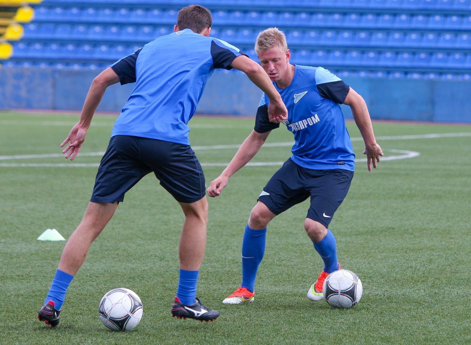 Тренировка «Зенит-2» перед игрой с ФК  «Химки»