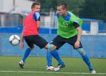 Тренировка «Зенит-2» перед игрой с ФК  «Химки»
