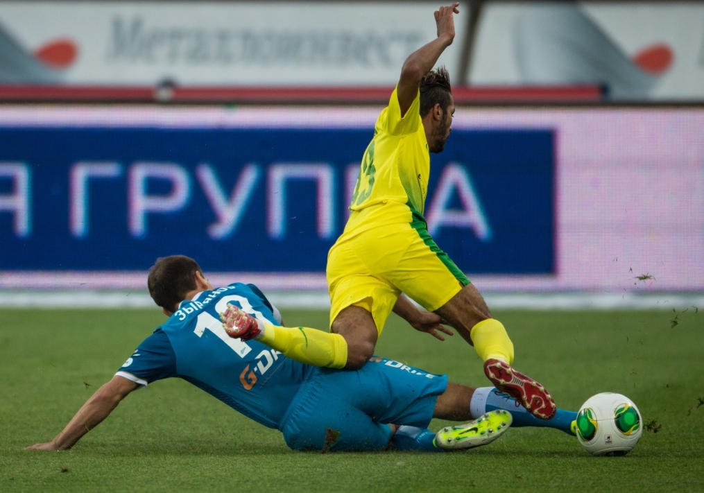 СОГАЗ-Чемпионата России 2013/2014, матч «Зенит» — «Анжи»