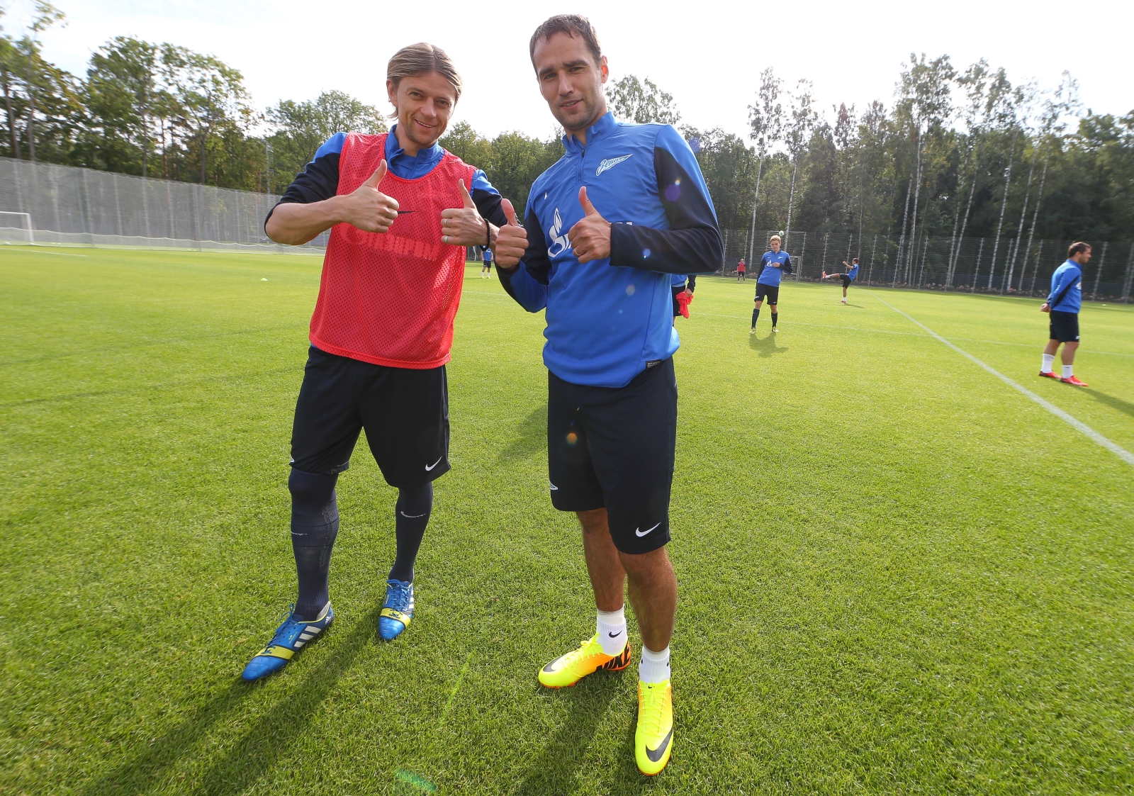 Тренировка «Зенита» перед  матчем «Зенит» — «Локомотив»