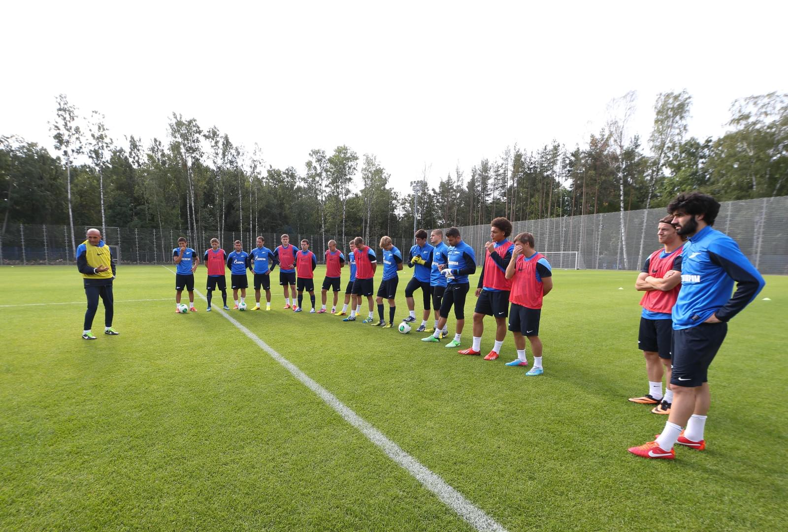 Тренировка «Зенита» перед  матчем «Зенит» — «Локомотив»