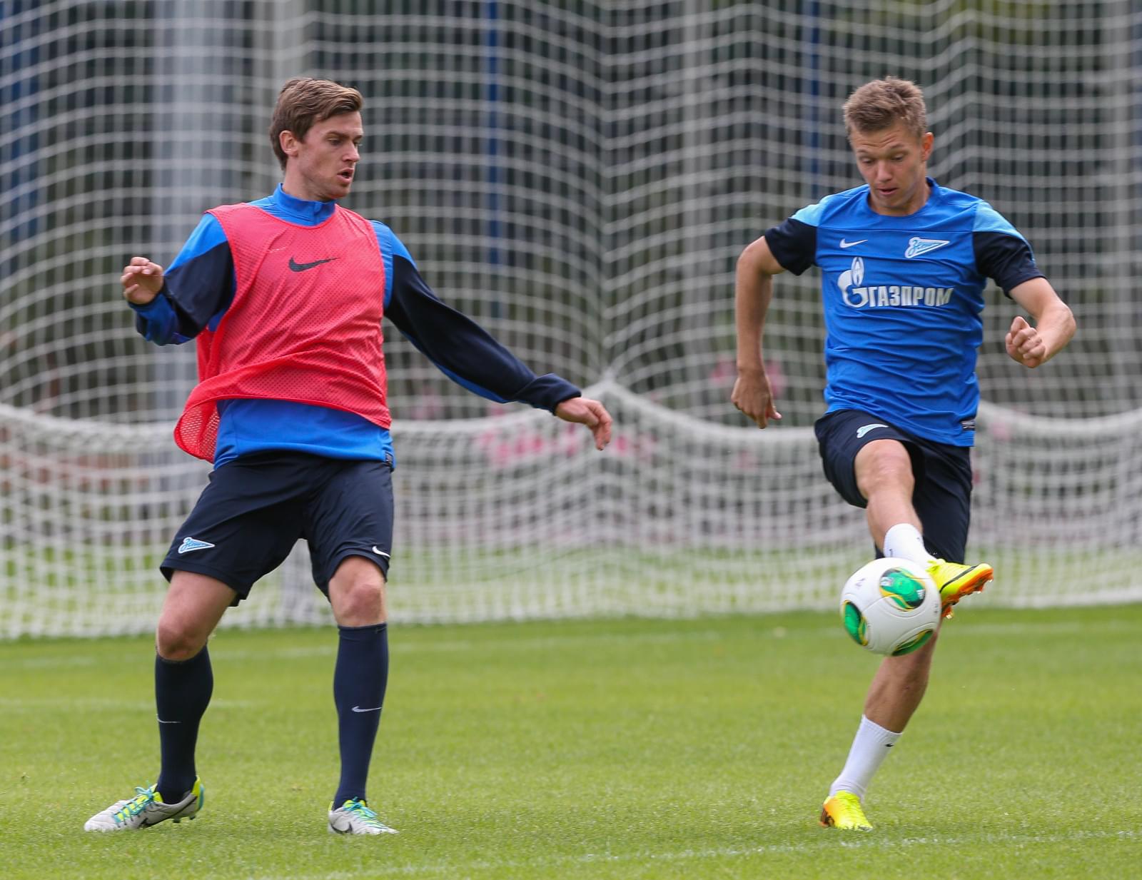 Тренировка «Зенита» перед  матчем «Зенит» — «Локомотив»