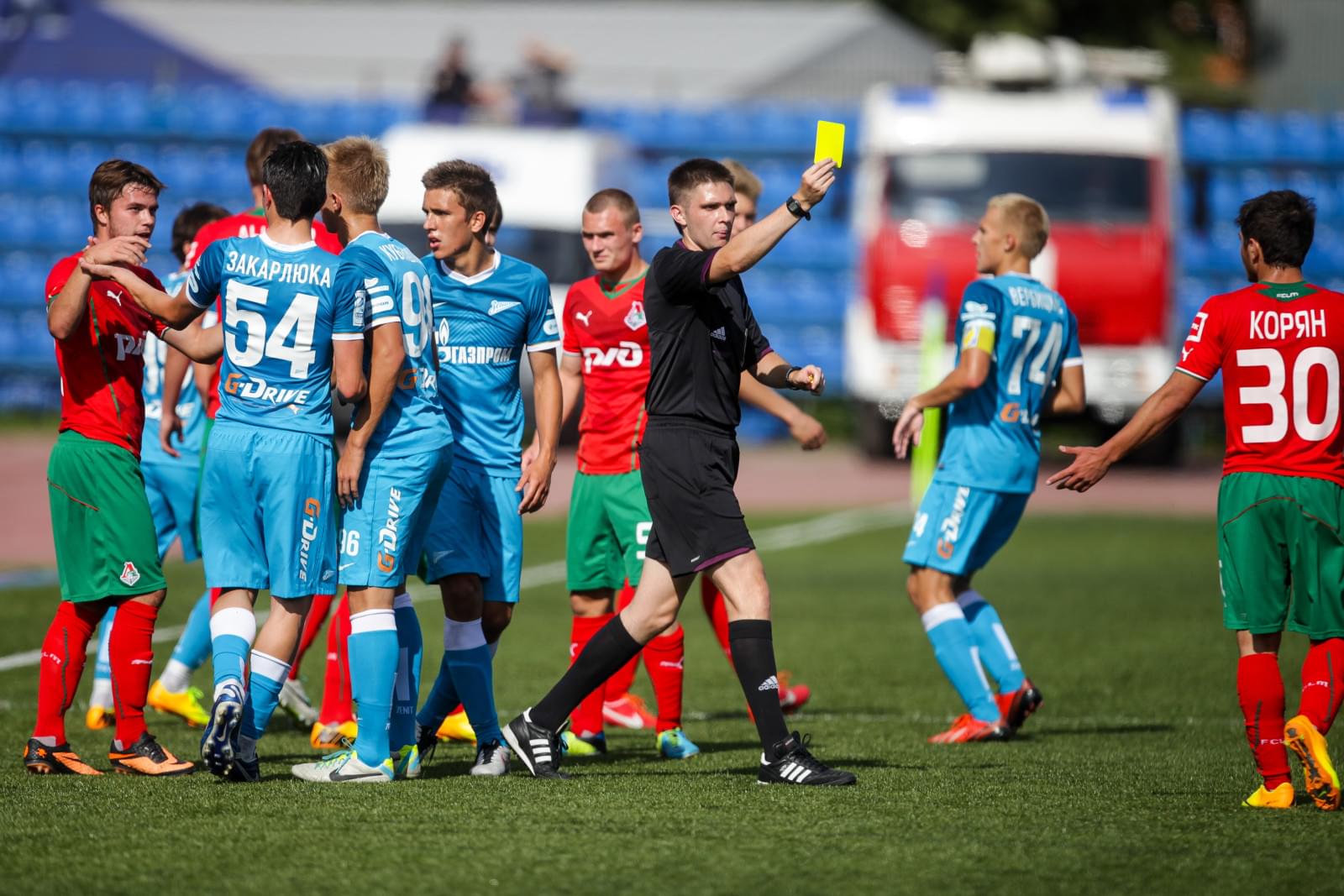 Молодежное первенства России, 7-й тур, матч «Зенит» — «Локомотив»