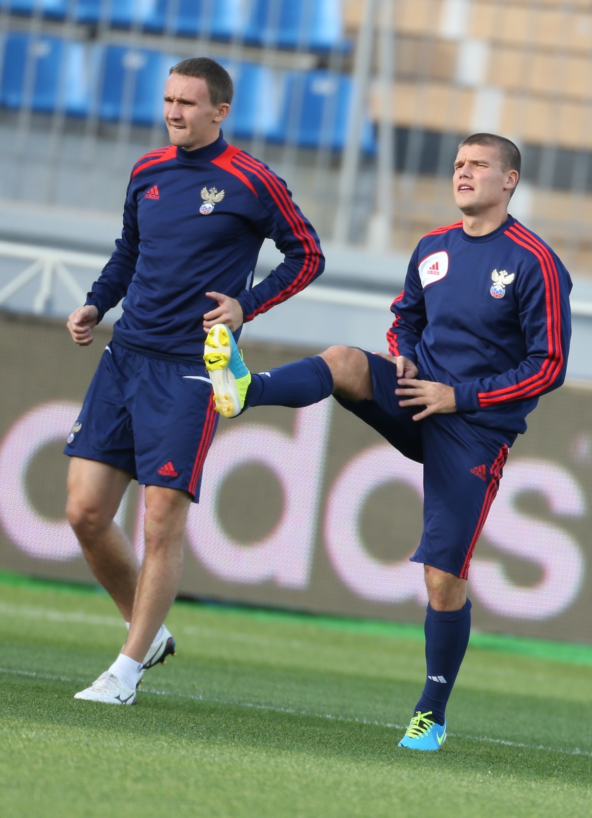 Тренировка сборной России перед матчем с Израилем на «Петровском»