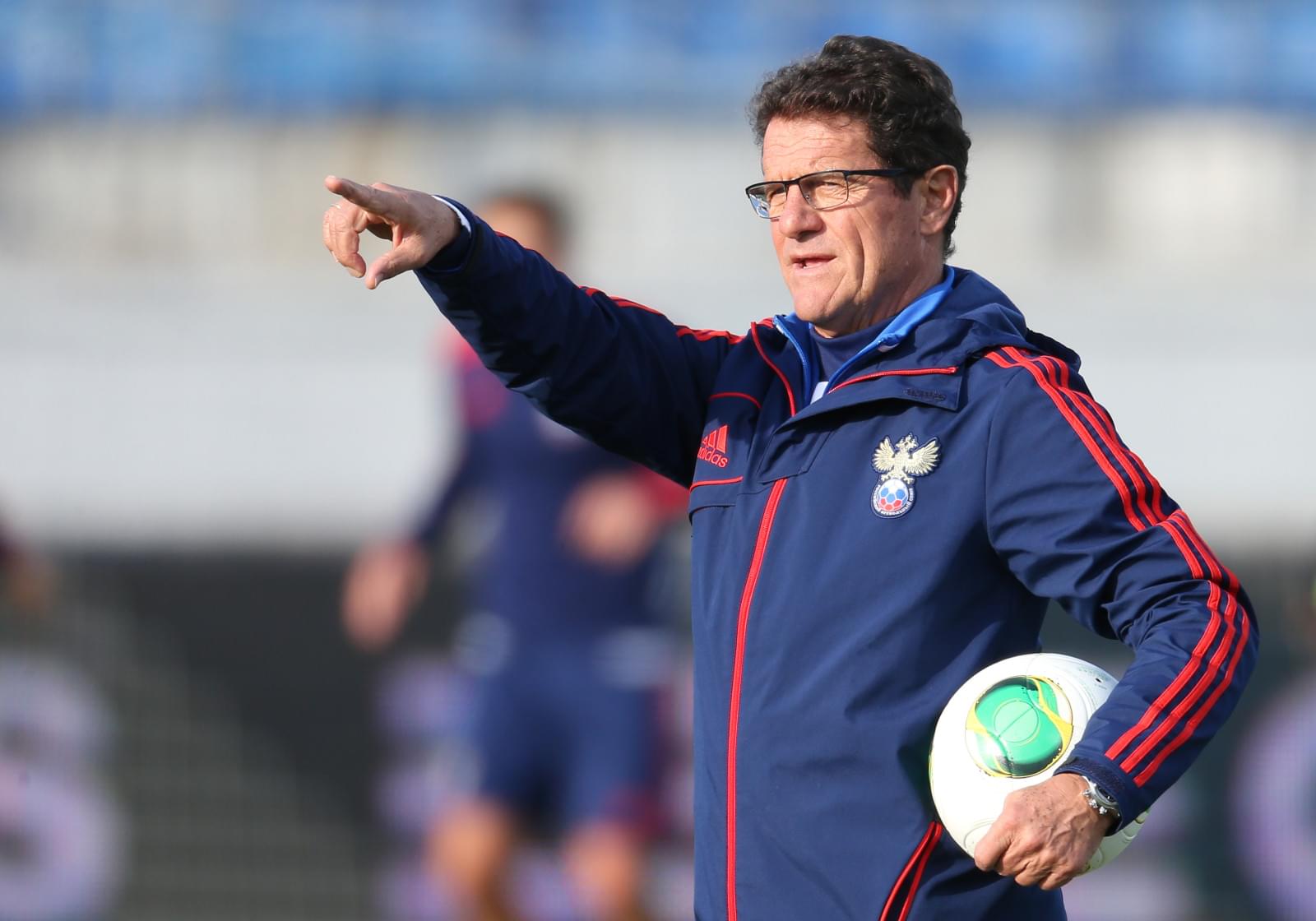 Тренировка сборной России перед матчем с Израилем на «Петровском»