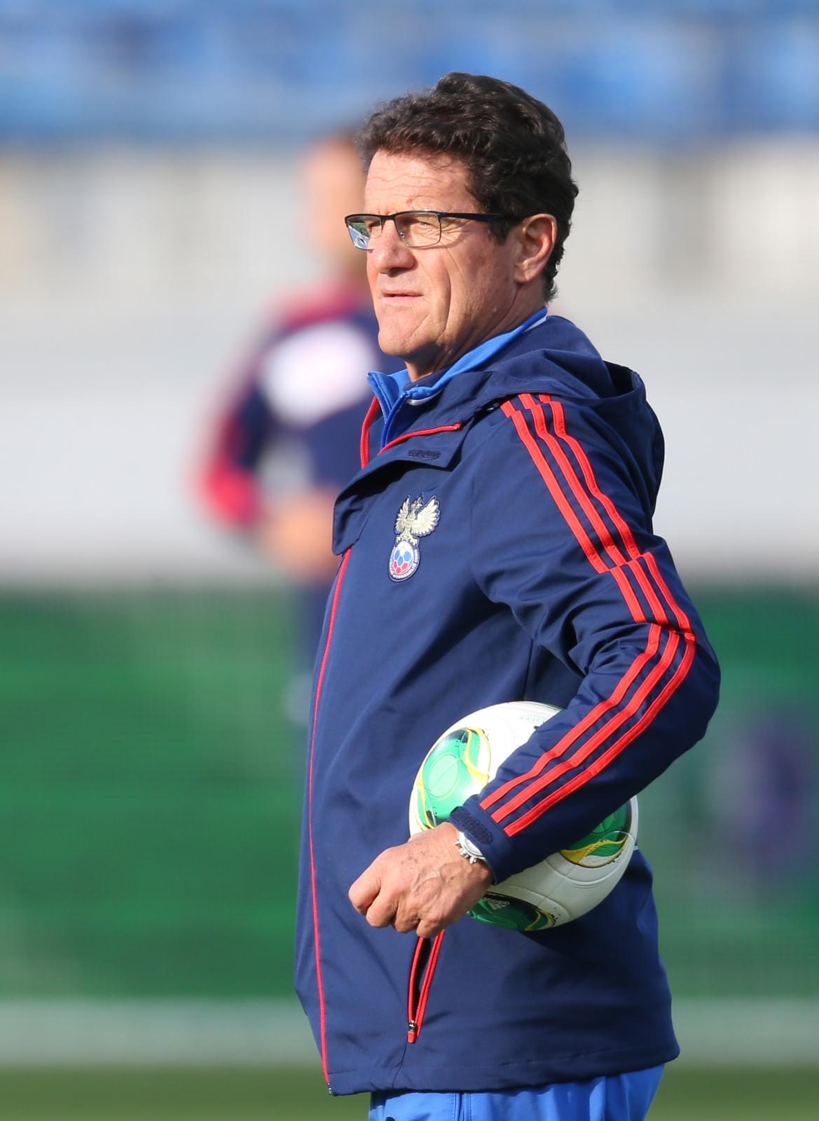 Тренировка сборной России перед матчем с Израилем на «Петровском»