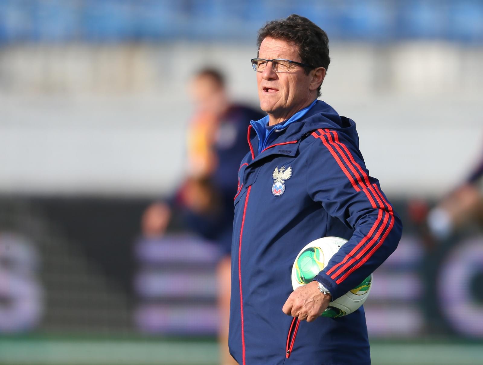 Тренировка сборной России перед матчем с Израилем на «Петровском»