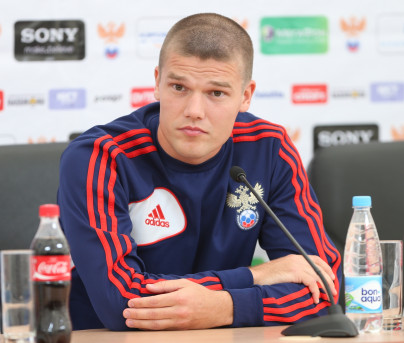 Тренировка сборной России перед матчем с Израилем на «Петровском»