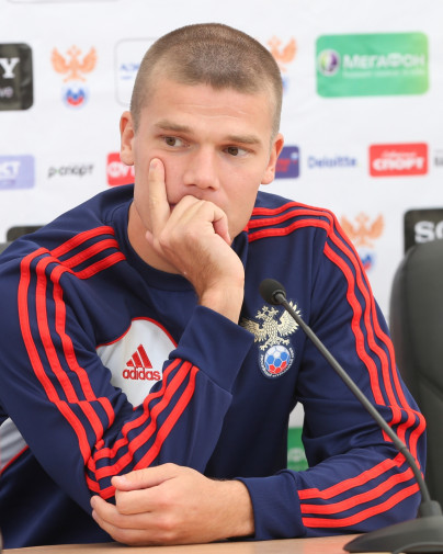 Тренировка сборной России перед матчем с Израилем на «Петровском»