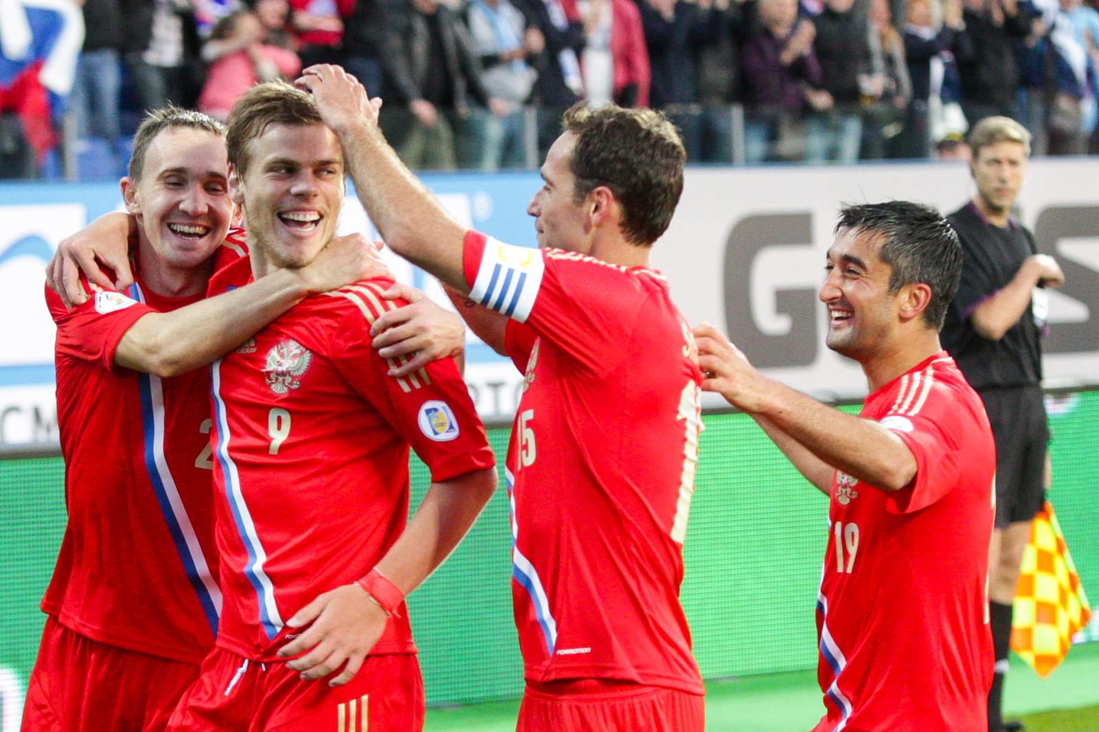 Отборочный раунд чемпионата мира по футболу 2014. Матч Россия — Израиль