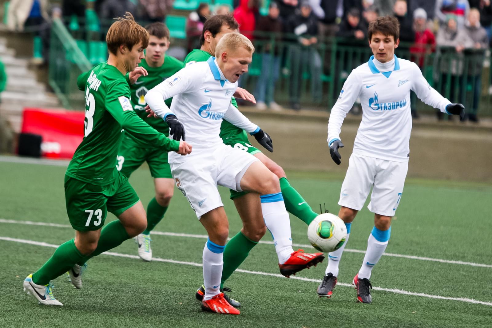 Молодежное первенство, 12-й тур, матч «Томь» — «Зенит»