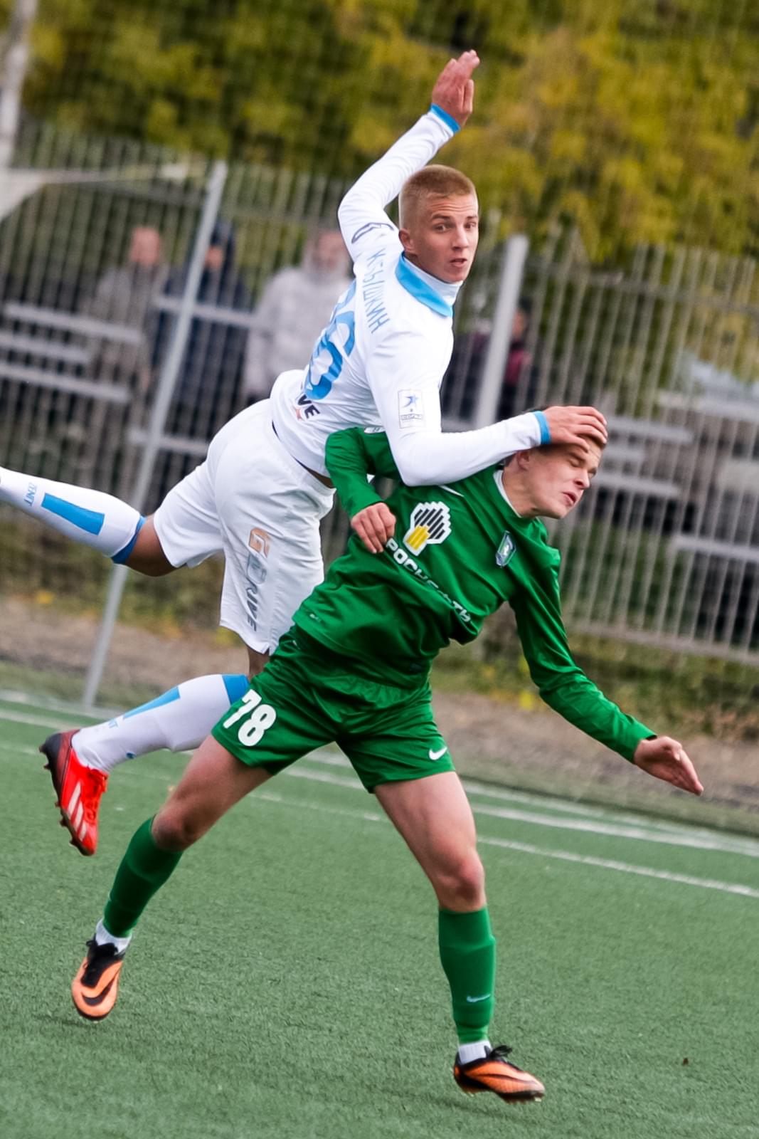 Молодежное первенство, 12-й тур, матч «Томь» — «Зенит»