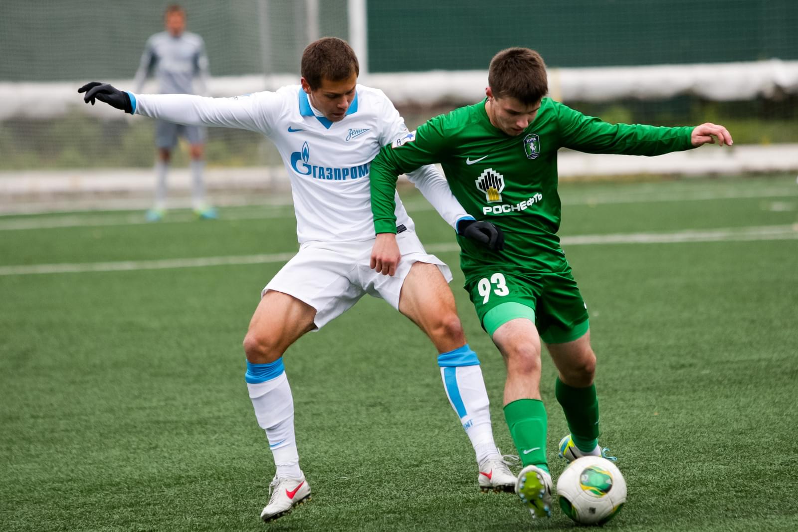 Молодежное первенство, 12-й тур, матч «Томь» — «Зенит»