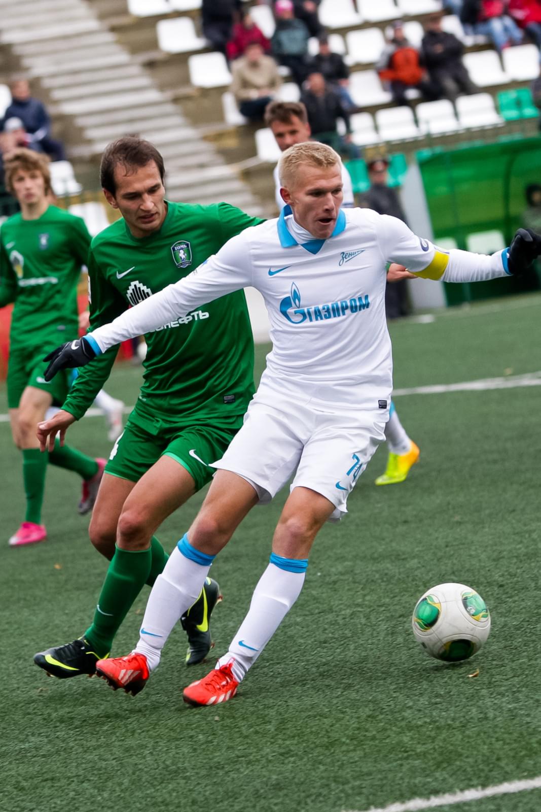 Молодежное первенство, 12-й тур, матч «Томь» — «Зенит»