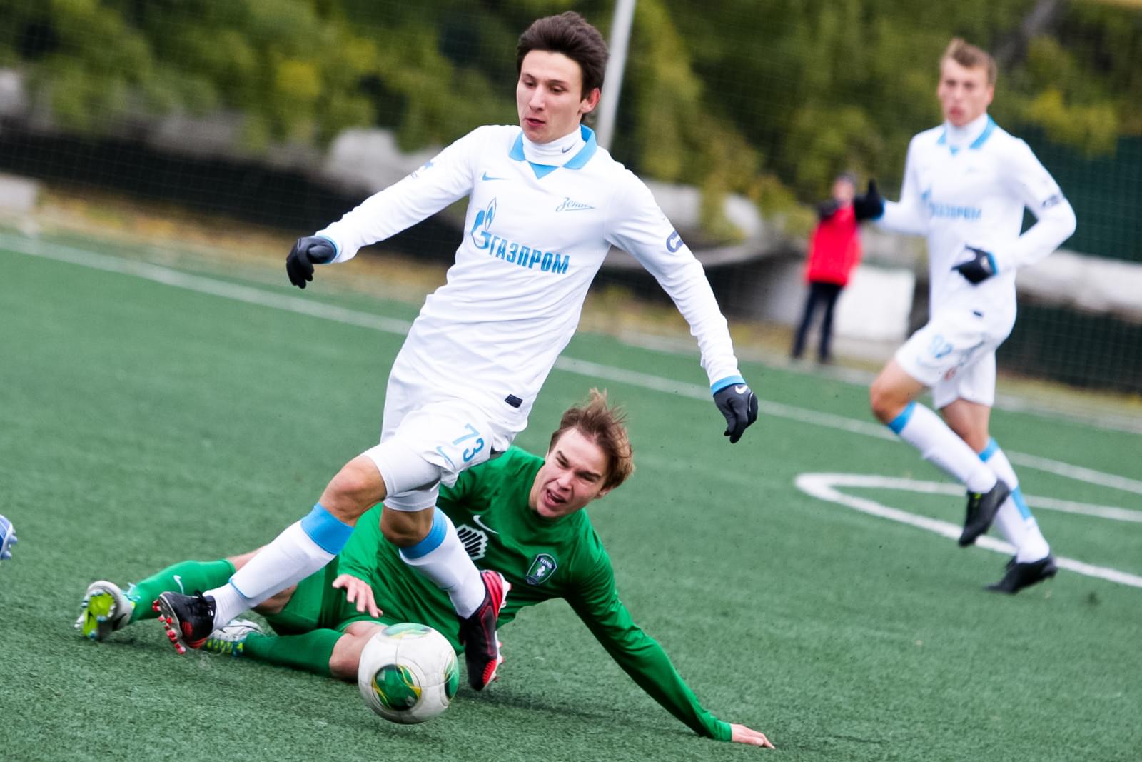 Молодежное первенство, 12-й тур, матч «Томь» — «Зенит»