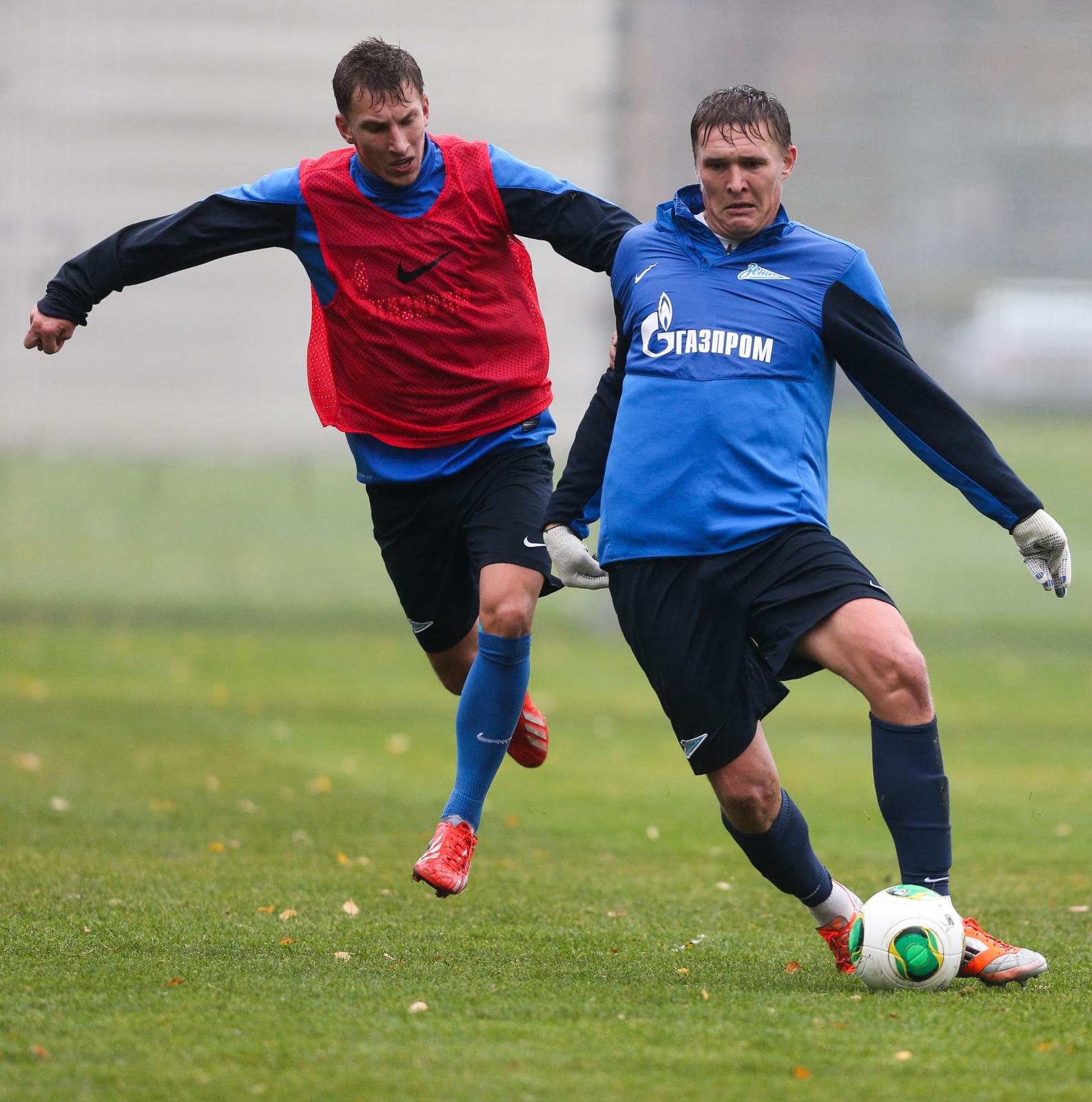 Контрольный матч между основным составом ФК «Зенит» — «Зенит-2»