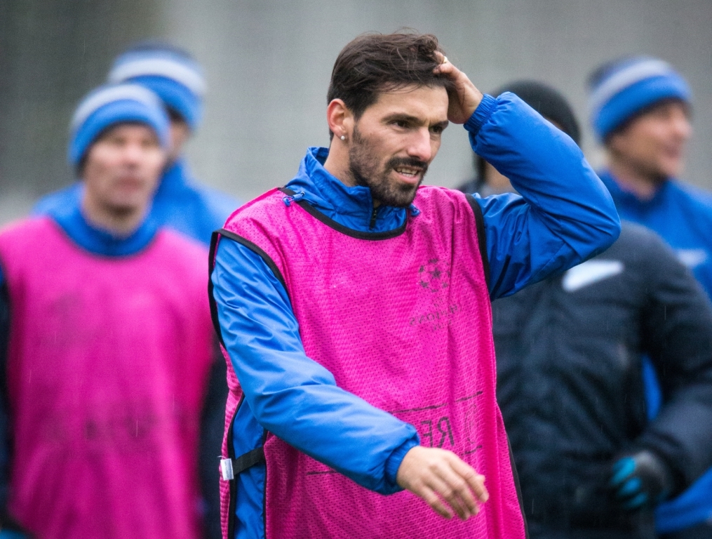 Тренировка «Зенита» перед матчем Лиги чемпионов УЕФА 2013/2014, «Зенит» — «Порту»