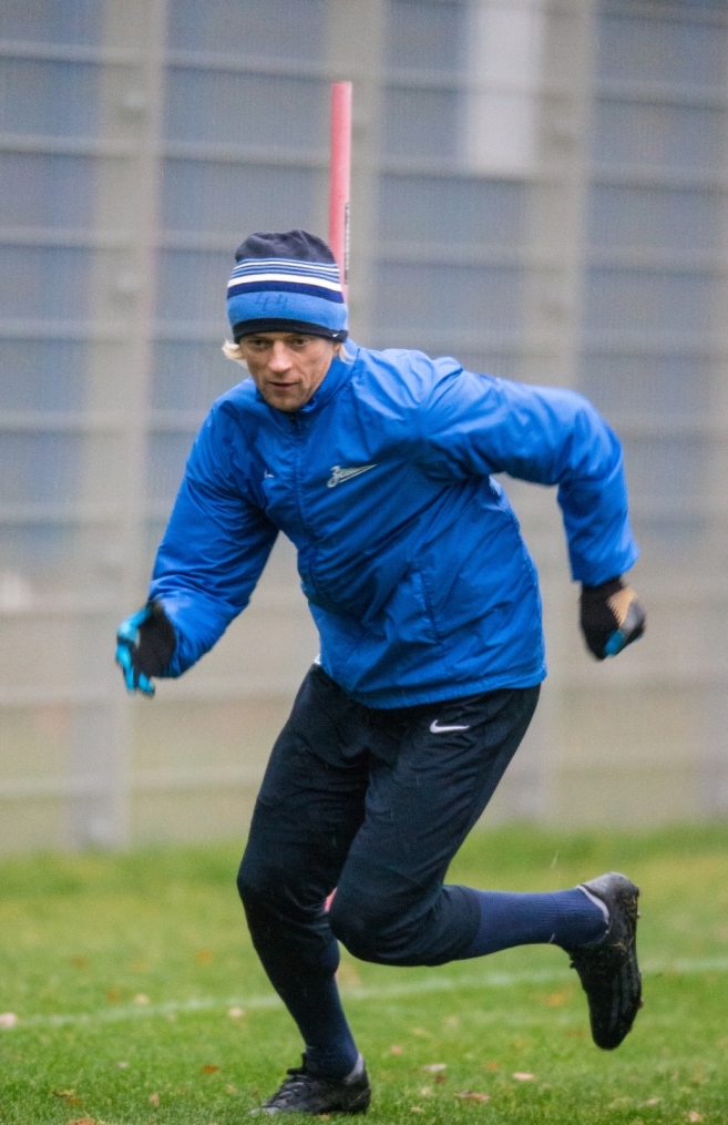 Тренировка «Зенита» перед матчем Лиги чемпионов УЕФА 2013/2014, «Зенит» — «Порту»