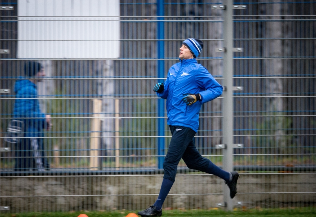 Тренировка «Зенита» перед матчем Лиги чемпионов УЕФА 2013/2014, «Зенит» — «Порту»