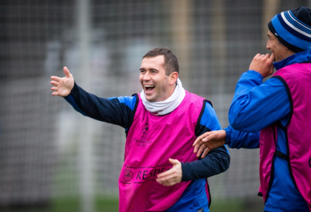 Тренировка «Зенита» перед матчем Лиги чемпионов УЕФА 2013/2014, «Зенит» — «Порту»