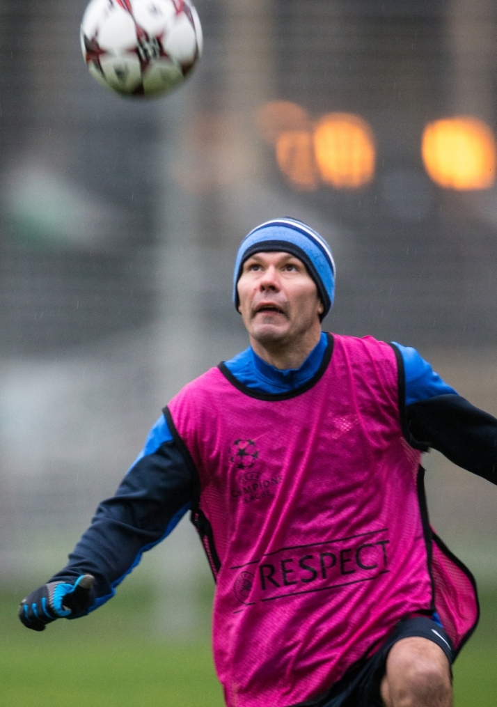 Тренировка «Зенита» перед матчем Лиги чемпионов УЕФА 2013/2014, «Зенит» — «Порту»