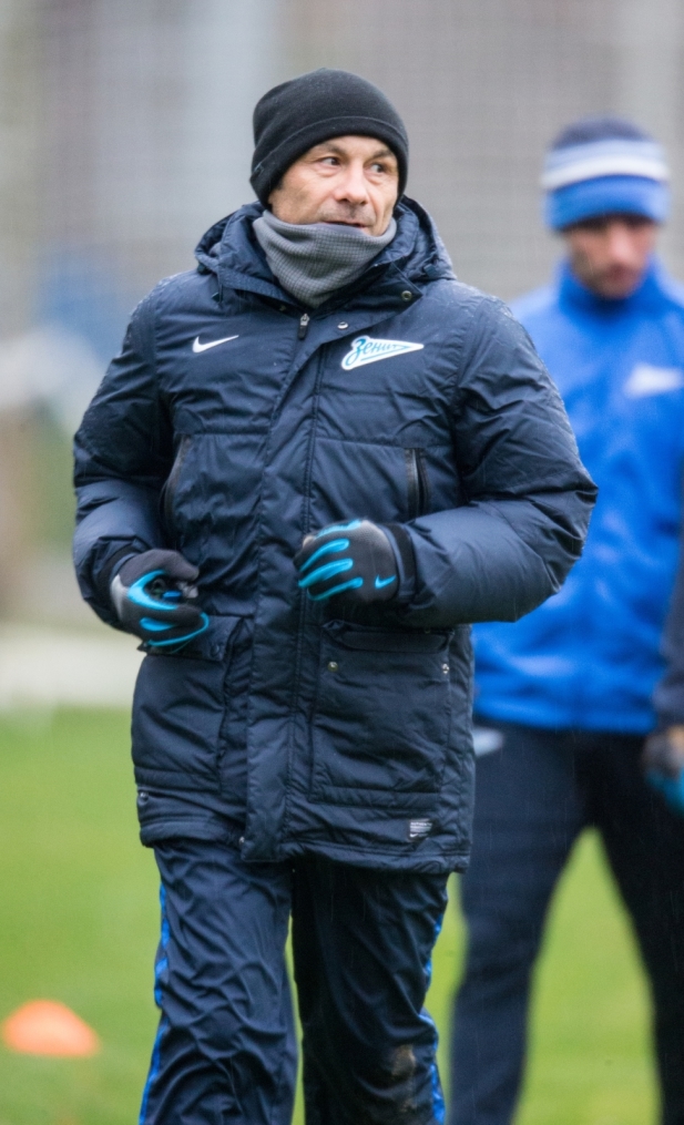 Тренировка «Зенита» перед матчем Лиги чемпионов УЕФА 2013/2014, «Зенит» — «Порту»