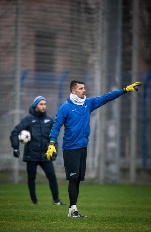 Тренировка «Зенита» перед матчем Лиги чемпионов УЕФА 2013/2014, «Зенит» — «Порту»