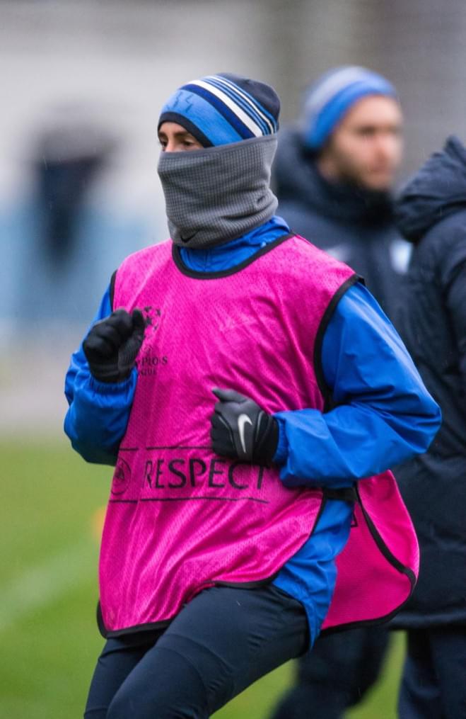 Тренировка «Зенита» перед матчем Лиги чемпионов УЕФА 2013/2014, «Зенит» — «Порту»