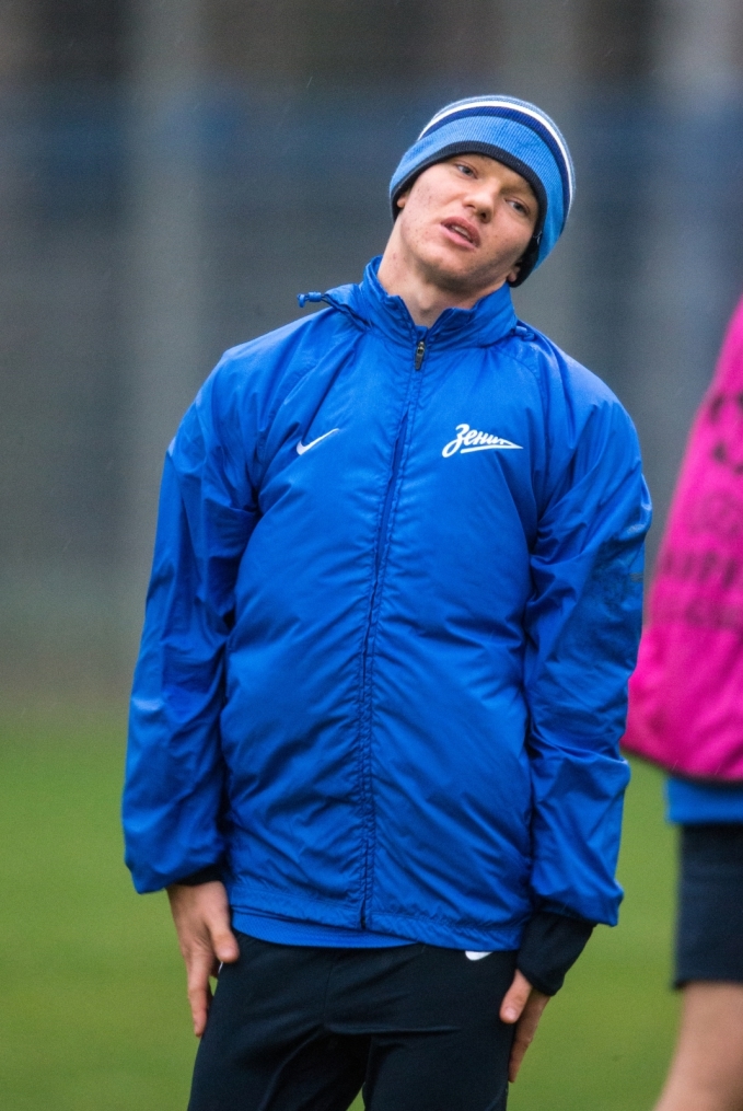 Тренировка «Зенита» перед матчем Лиги чемпионов УЕФА 2013/2014, «Зенит» — «Порту»